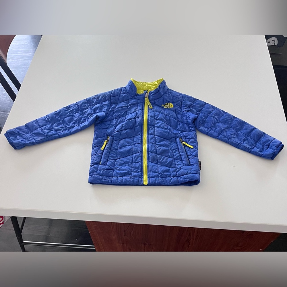 The North Face Vibrant Blue Thermoball Jacket, Toddler size 4